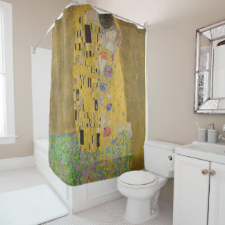 Gustav Klimt The Kiss Douchegordijn