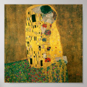 Gustav Klimt - The Kiss (El Beso, Le Baiser) Poster (Voorkant)