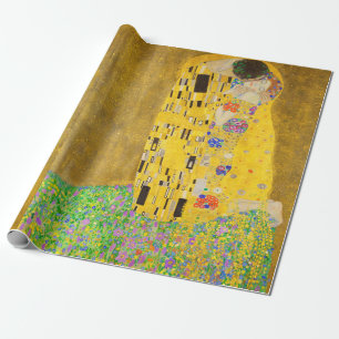 Gustav Klimt The Kiss Fine Art Cadeaupapier