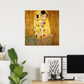 Gustav Klimt The Kiss Fine Art Poster (Bureau à domicile)