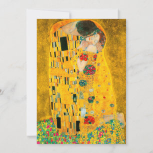 Gustav Klimt The Kiss Kaart