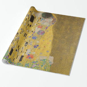 Gustav Klimt The Kiss (Lovers) GalleryHD  Cadeaupapier