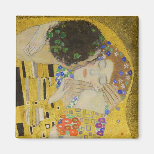 Gustav Klimt - The Kiss Magneet (Voorkant)