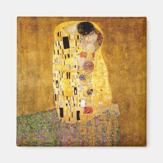 Gustav Klimt The Kiss Magneet (Voorkant)