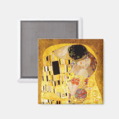 Gustav Klimt The Kiss Magneet (Voorkant / Achterkant)