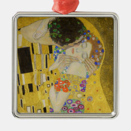Gustav Klimt - The Kiss Metalen Ornament