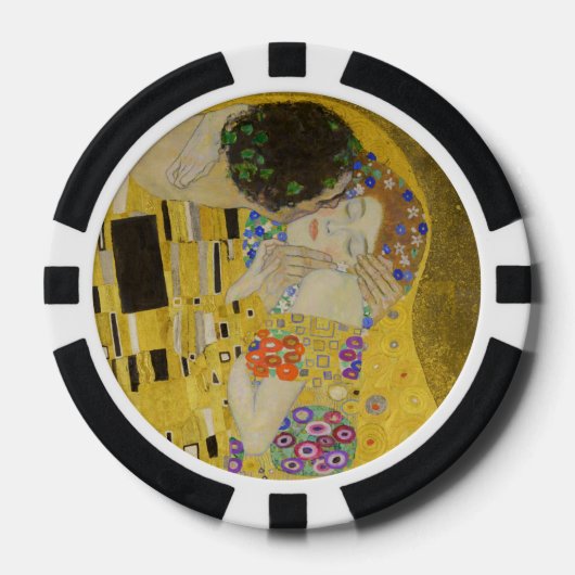 Gustav Klimt - The Kiss Poker Chips (Voorkant)