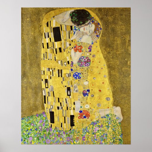 Gustav Klimt - The Kiss Poster (Voorkant)