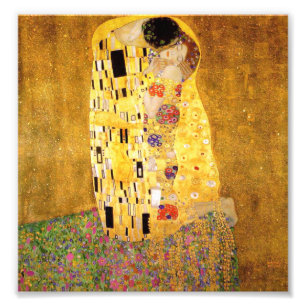 Gustav Klimt The Kiss Print Foto Afdruk