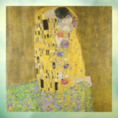 Gustav Klimt - The Kiss Raamsticker (Vel 3)