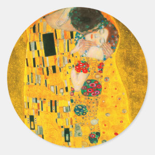 Gustav Klimt The Kiss Ronde Sticker