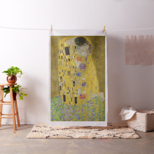 Gustav Klimt - The Kiss Stof