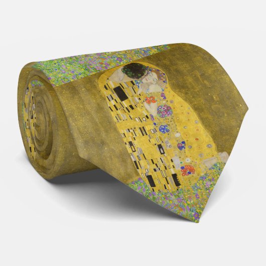 Gustav Klimt - The Kiss Stropdas (Opgerold)