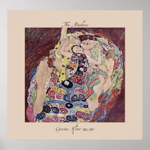 Gustav Klimt The Maidens 1912-1913 Poster Print