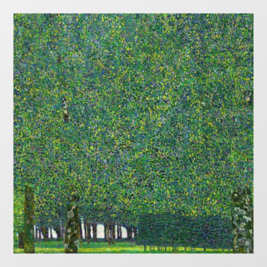 Gustav Klimt - The Park Raamsticker (Vel)