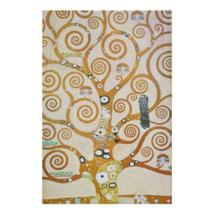 Gustav Klimt The Tree Art , nieuveau Perfect Poster