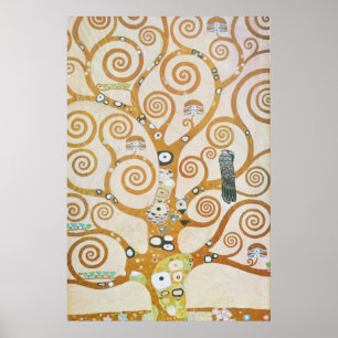 Gustav Klimt The Tree Art , nieuveau Poster