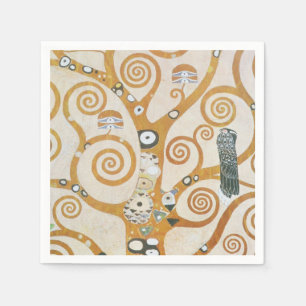 Gustav Klimt The Tree Art , nieuveau Servetten