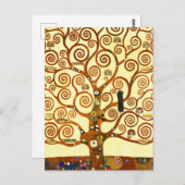 Gustav Klimt The Tree of Life Fine Art Briefkaart (Voorkant / Achterkant)
