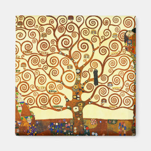 Gustav Klimt The Tree of Life Fine Art Magneet