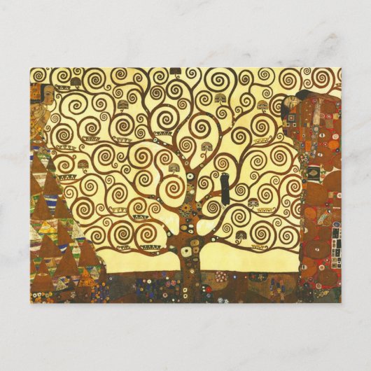 Gustav Klimt Tree of Life Briefkaart (Voorkant)