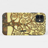 Gustav Klimt Tree of Life iPhone Case (Achterkant (horizontaal))