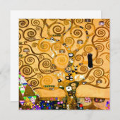 Gustav Klimt Tree of Life Kaart (Voorkant / Achterkant)