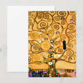 Gustav Klimt Tree of Life Kaart (Voorkant / Achterkant)