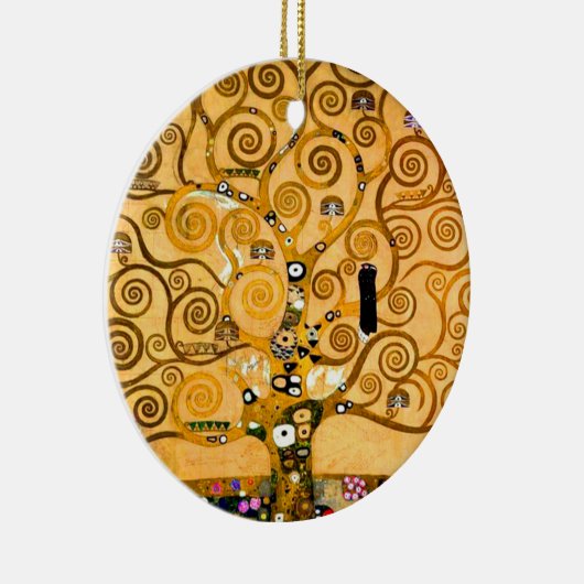 Gustav Klimt Tree of Life Keramisch Ornament (Rechts)