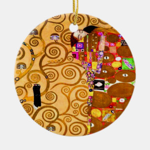 Gustav Klimt Tree of Life Keramisch Ornament