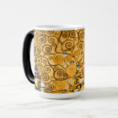 Gustav Klimt Tree of Life Magische Mok (Voorkant links)
