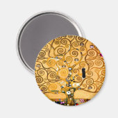 Gustav Klimt Tree of Life Magneet (Voorkant / Achterkant)
