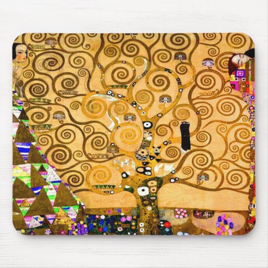 Gustav Klimt Tree of Life Muismat (Voorkant)