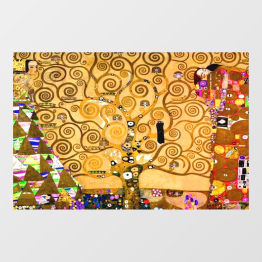 Gustav Klimt Tree of Life Raamsticker (Vel)