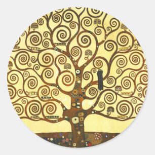 Gustav Klimt Tree of Life Stickers