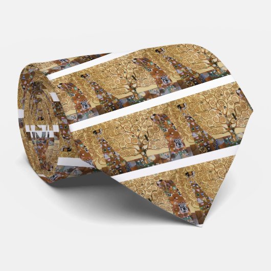 Gustav Klimt Tree Of Life Stropdas (Opgerold)