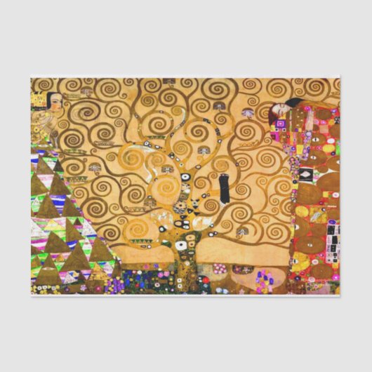 Gustav Klimt Tree of Life Tissuepapier (Voorkant)
