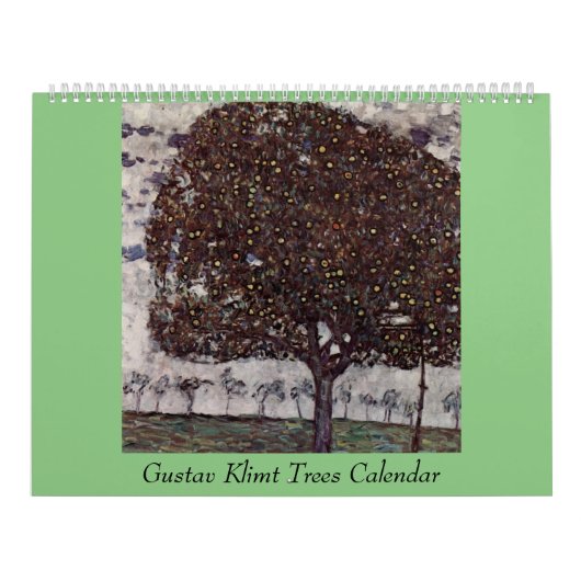 Gustav Klimt Trees Artwork Kalender (Hoes)