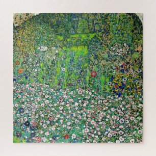 Gustav Klimt - Tuinbouwlandschap en heuvel Legpuzzel