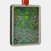 Gustav Klimt - Tuinbouwlandschap en heuvel Metalen Ornament (Rechts)