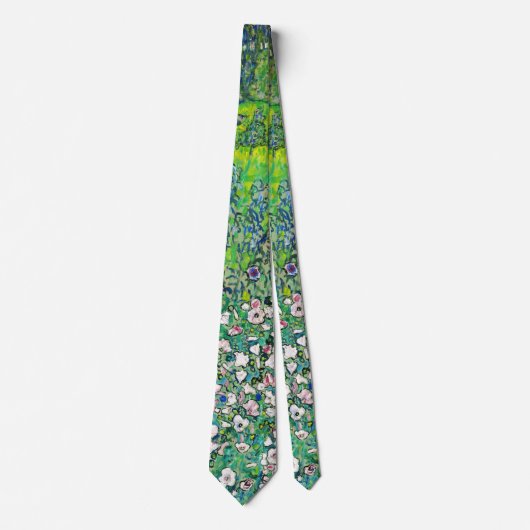 Gustav Klimt - Tuinbouwlandschap en heuvel Stropdas (Voorkant)
