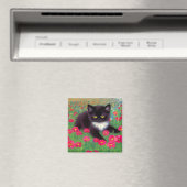 Gustav Klimt Tuxedo Cat Magneet (Insitu (Vaatwasser))