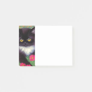 Gustav Klimt Tuxedo Cat Post-it® Notes