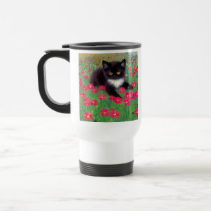 Gustav Klimt Tuxedo Cat Reisbeker
