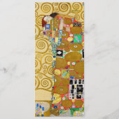 Gustav Klimt Vervulling Nieuw Kunst Koppel Menu (Voorkant)