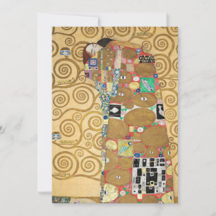 Gustav Klimt - Vervulling, Stoclet-fries Bedankkaart