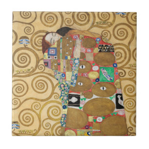 Gustav Klimt - Vervulling, Stoclet-fries Tegeltje
