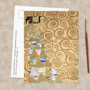 Gustav Klimt - Verwachting, Stoclet-fries Briefkaart