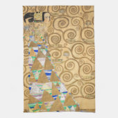 Gustav Klimt - Verwachting, Stoclet Frieze Theedoek (Verticaal)