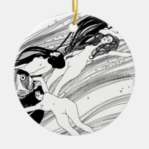 Gustav Klimt - Vis Bloed Surrealistische Japanse K Keramisch Ornament